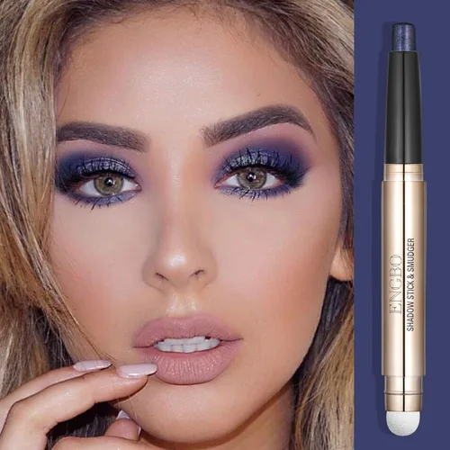 Miniatura 2 de Sombra de ojos azul en barra para maquillaje, iluminador de ojos, crema para sombra de ojos, sombra de ojos en barra para maquillaje de ojos, Café