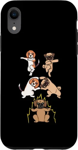 Miniatura 8 de Funda para iPhone 12/12 Pro Pug Dog Beagle Fusion Puggle Dog Hybrid Anime Manga Kawaii
