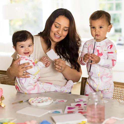 Miniatura 64 de Burt's Bees Baby Pijama para bebé niña, 100% algodón orgánico, pijama de una pieza, overol diagonal con cremallera, ajuste cómodo