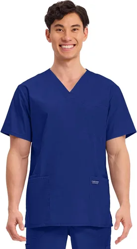 Miniatura 73 de Cherokee WW Professionals WW695 - Camisa de uniforme sanitario para hombre, con cuello en V