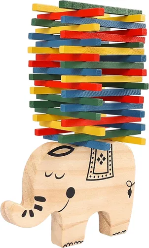 Miniatura 10 de GOTHINK Juego de laberinto de madera, juego de mesa de laberinto de inclinación de bola de mármol, juego de equilibrio de mesa y juguete para niños