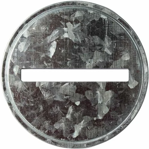 Ranura para monedas con tapa de metal galvanizado para tarros de albañil, bola, conservas (paquete de 10, boca ancha)