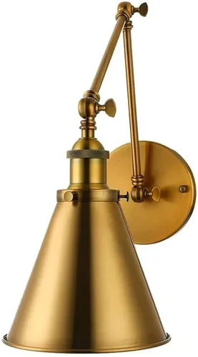 Miniatura 5 de LED Wall Sconce Nordic Gold Folding Lamp Retro Industrial Home Decor Restaurant Coffee Shop Milk Study Light