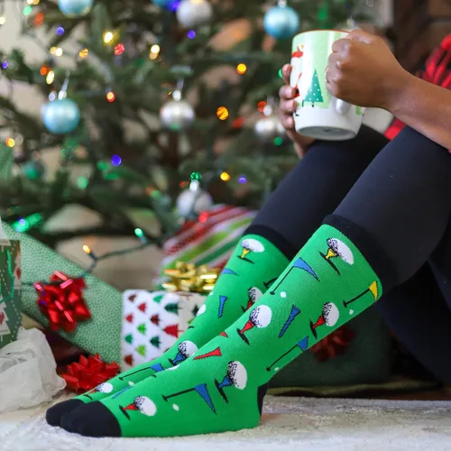 Miniatura 8 de Lavley Funny Socks For Men - Novelty Gifts For Sports Fans, Golfing, Pickleball, Weight Lifting, Racing and More
