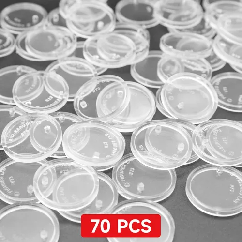 Miniatura 2 de SIXPOINTS 70 piezas de base redonda transparente compatible con figura de acción de película de 3.75 pulgadas, modelo MODERN G i Joe/Marvel, disco