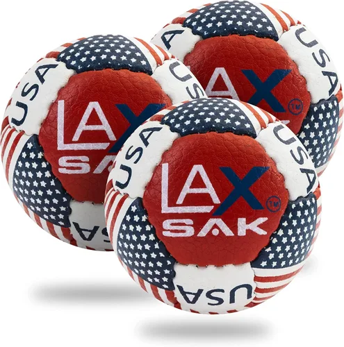 Miniatura 34 de Pelotas de práctica suaves Lax Sak para Lacrosse, paquetes de 1, 2, 3, 6, 12, 24, 36, 60 y 120 - mismo peso y tamaño que las pelotas de Lacrosse