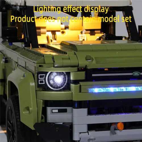 Miniatura 5 de GEAMENT Kit de luces LED para Technic Land Rover Defender - Compatible con el modelo de construcción Lego 42110 (juego de modelos no incluidos)