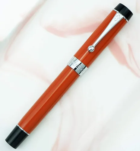 Miniatura 12 de Jinhao 100 - Pluma estilográfica de estilo clásico en celuloide, instrumento de escritura suave con punta #6, juego de pluma con convertidor