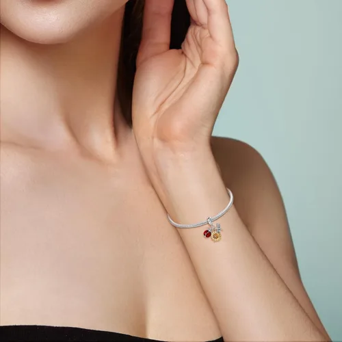 Miniatura 5 de Parmuz Charms for Bracelets 925 Sterling Silver summer travel Ocean Lucky charm beads Pendant Jewelry Gift for Woman Teen Girl Mom Daughter