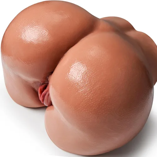 Juguetes sexuales masculinos marrones de 16 libras, juguetes realistas para adultos coño culo de tamaño real con vagina y anal, juguete masturbador