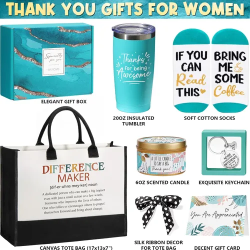 Miniatura 4 de Regalos de agradecimiento para mujeres, regalos de reconocimiento para empleados para compañeros de trabajo, regalo de oficina, despedida navideña