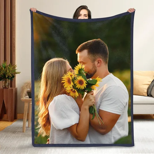 Miniatura 22 de Manta personalizada con texto fotográfico, manta personalizada con imágenes para adultos, manta personalizada con mis propias fotos, manta 1 foto-1