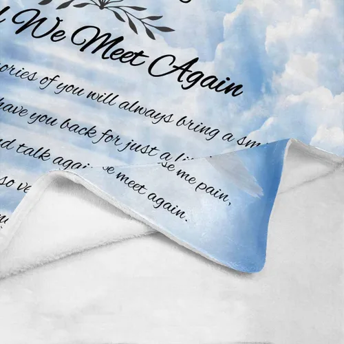 Miniatura 8 de Mantas conmemorativas personalizadas con fotos para seres queridos perdidos, manta de ángel de condolencia personalizada para regalo funerario