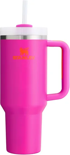Miniatura 84 de Stanley Quencher H2.0 - Vaso de acero inoxidable con asa, pajilla y tapa FlowState giratoria de 3 posiciones; aislamiento térmico, sin BPA; apto