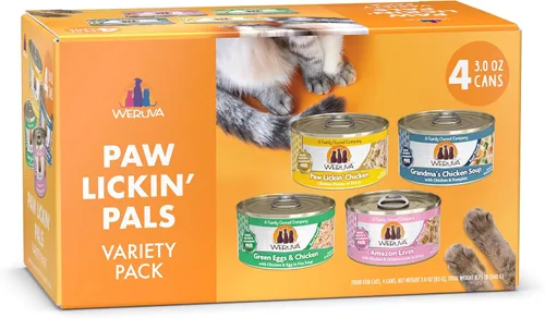 Miniatura 26 de Weruva Asian Fusion - Comida clásica para gatos, fusión asiática con atún y shirasu en salsa, lata de 5.5 onzas (paquete de 24)