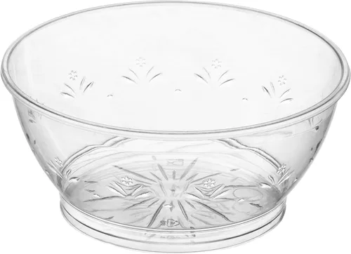 Miniatura 9 de JoyServe Mini cuencos de plástico transparente – A granel paquete de 100 cuencos desechables de plástico duro de primera calidad para postres