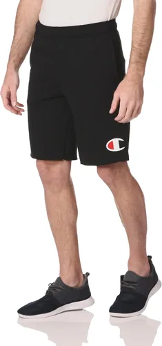 Champion Pantalones cortos para hombre, Powerblend, forro polar, pantalones cortos de forro polar suave para hombre (regular o grande y alto)