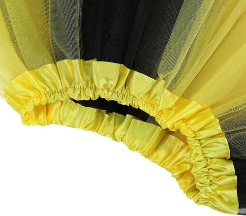 Miniatura 43 de Century Star Tutú de 4 capas para niñas pequeñas, faldas de ballet de tul para baile de princesa, esponjoso, para fiestas de cumpleaños de 2 a 8 años