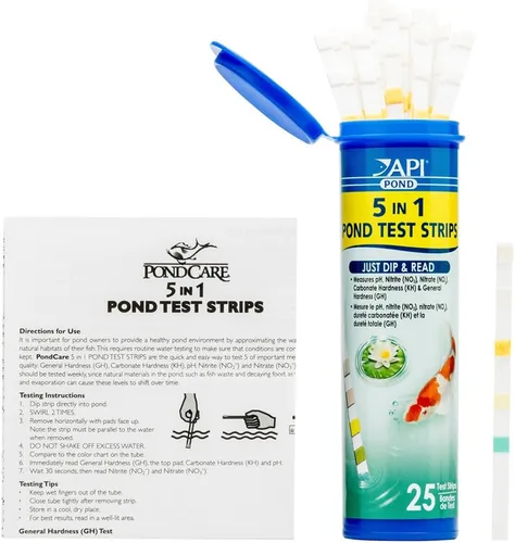 Miniatura 2 de API Pondcare - Tiras de prueba 5 en 1 para estanques