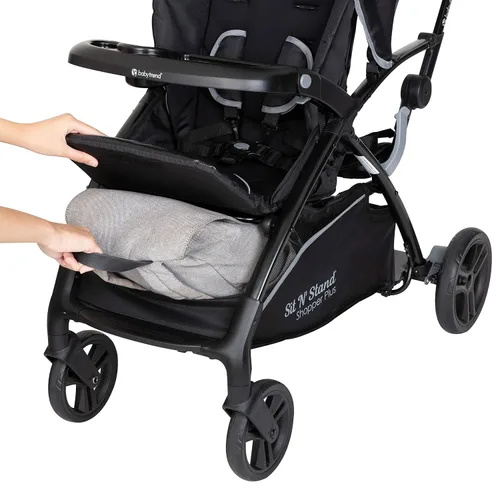 Miniatura 2 de Baby Trend Sit N' Stand® Cochecito Shopper Plus 5 en 1, Kona Cassis