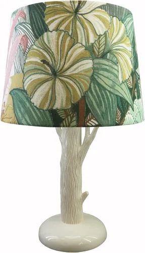 Miniatura 4 de Levtex Baby Malia - Lámpara de mesa y pantalla de búho nocturno - Floral - Accesorios para guardería - Medidas: 22 pulgadas de alto y 6 pulgadas