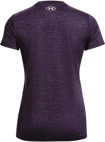 Miniatura 2 de Under Armour - Camiseta Tech para mujer, de manga corta, con cuello en V, jaspeada