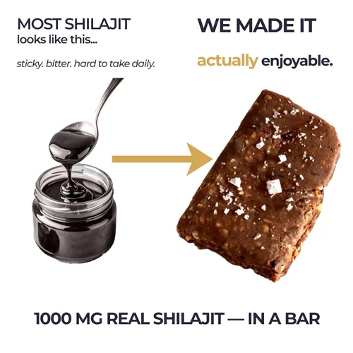 Miniatura 4 de Shilala Organic Superfood Energy Bar con 1000 mg de Shilajit Sin gluten, sin azúcar, alto ácido fúlvico Suplemento energético natural, aperitivo