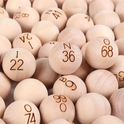 GSE Games & Sports Expert Bolas de bingo de 7/8 pulgadas, bolas de juego de bingo de repuesto de madera maciza para fiestas, rifas de premios