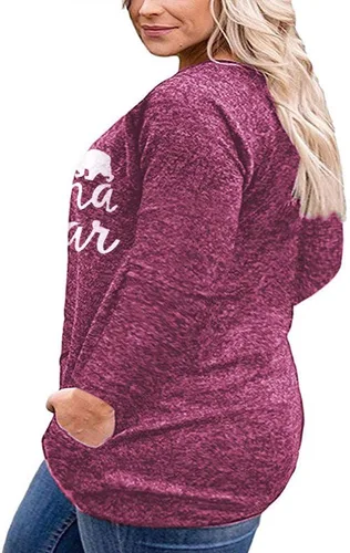 Miniatura 2 de VISLILY Camisa casual de manga larga con botones y bolsillos para mujer