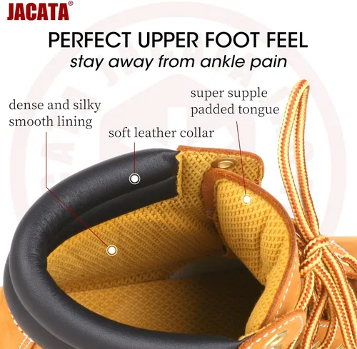 Miniatura 3 de Botas de trabajo para hombre de aceropunta suave, antideslizantes, de goma, resistentes a la construcción, aceite industrial, botas de construcción