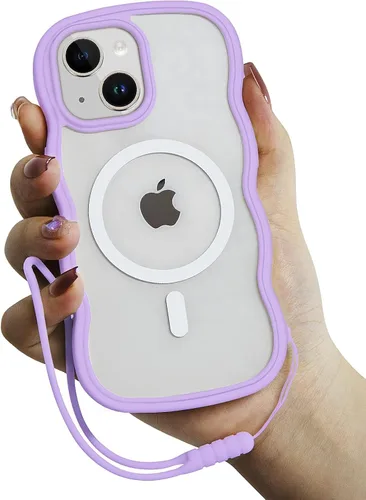 Miniatura 21 de Funda magnética para iPhone 13 Pro Max, funda transparente para iPhone 13 Pro Max, bonita funda para iPhone 13 Pro Max, funda protectora de TPU