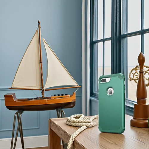 Miniatura 4 de IDweel Funda para iPhone 8 Plus, para iPhone 7 Plus con Protector de Pantalla, 3 en 1, híbrida a prueba de golpes de servicio pesado, protección