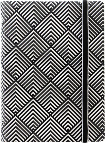 Filofax B115070U Cuaderno recargable, tamaño de bolsillo, 112 páginas móviles a rayas. Incluye 4 índices (uno con bolsillo), marcador de página y