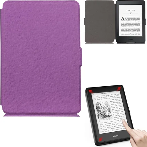 Miniatura 23 de Funda para Kindle Paperwhite, de piel sintética, con ranuras para tarjetas, con tapa de apagado y encendido automático para Amazon Kindle Paperwhite