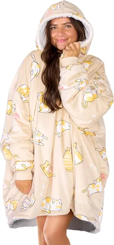 Miniatura 31 de Bare Home B-Cozy - Manta con capucha, para llevar puesta, suave, afelpada, de sherpa, cálida, acogedora, de gran tamaño, disponible en tamaños