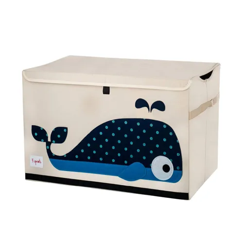 Miniatura 9 de 3 Sprouts Cofre grande de juguetes para niños con tapa y asas, contenedor plegable de almacenamiento de juguetes, caja/caja/cesta organizadora