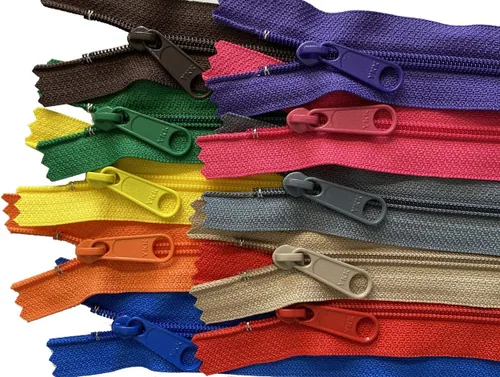 Miniatura 12 de Fashion Trends YKK® #4.5 Bolso de mano con cremallera larga, diseño especial de alcantarillado, fabricado en Estados Unidos