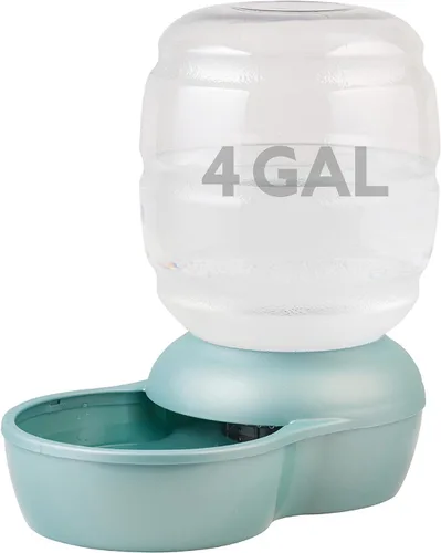 Miniatura 6 de Petmate Presione la gravedad Waterer con Microban para gatos y perros, 0.5 galones