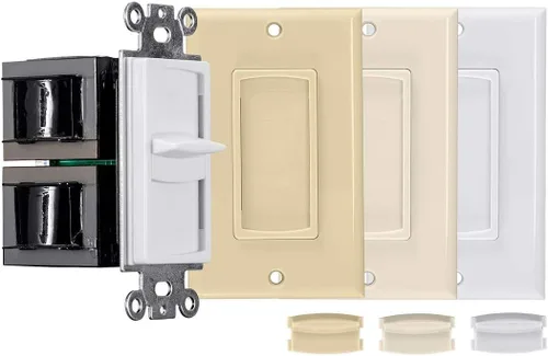 Miniatura 8 de Monoprice Control de volumen de altavoz a juego de impedancia deslizante de 100 W con kit de color, conecta varios pares de altavoces a un solo
