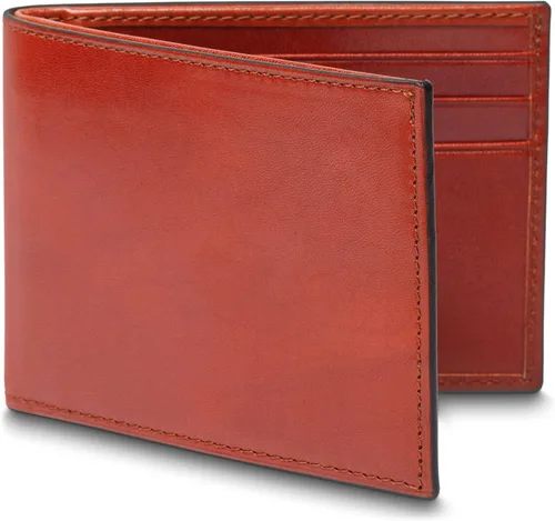 Miniatura 7 de Bosca Billetera de cuero italiano antiguo para hombre, billetera plegable de seguridad RFID completa para hombres, 6 ranuras para tarjetas, cuero