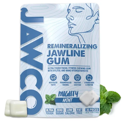 Miniatura 19 de JAWCKO Chicle Ultra-Resistente para Mandíbula Obtén una Mandíbula Más Fuerte y Cuadrada Chicle Duro de Entrenamiento para Mandíbula Fuerza 15X