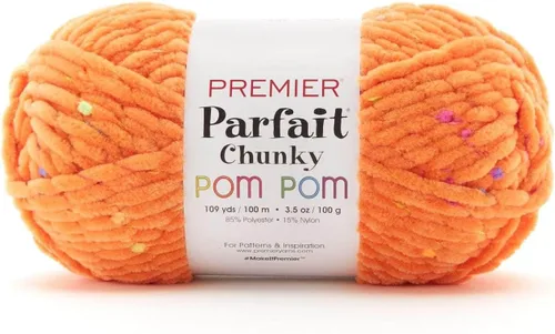 Miniatura 16 de Premier Yarns Parfait Chunky Pom Pom 2107-11 Caramelo Crujiente