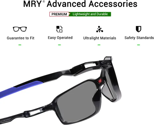 Miniatura 17 de Mryok Auriculares de repuesto para gafas de sol Oakley Carbon Prime OO6021 - Opciones