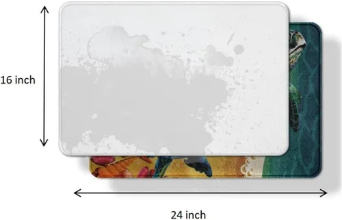 Miniatura 2 de Erosebridal Alfombras con temática científica para niños y niñas, tapete de baño con fórmula científica para el regreso a la escuela, estilo Multi 1