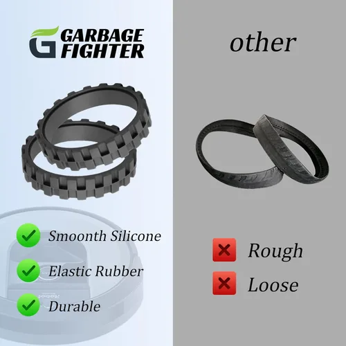 Miniatura 5 de Garbage fighter Neumáticos para series 500, 600, 700, 800 y 900, e5, e6, i7, antideslizantes, gran adherencia y fácil montaje, repuesto de ruedas