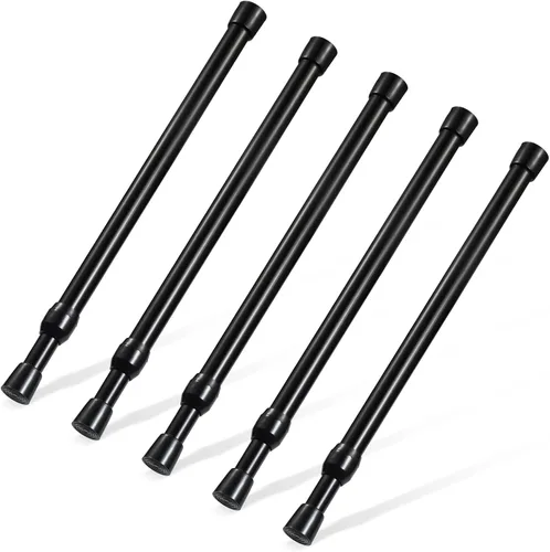 Miniatura 33 de Goowin - Varilla de tensión pequeña de 16 a 28 pulgadas, diámetro de 5/8 pulgadas de diámetro, sin taladrar, varillas de tensión cortas expandibles