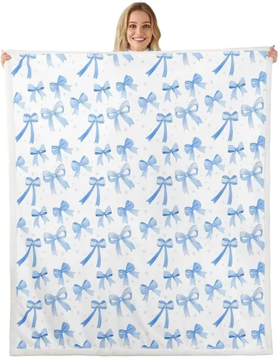 Miniatura 21 de Manta de cama con estampado de corazones de lazo, manta de felpa de grafiti dibujada a mano para decoración rústica del hogar, manta de franela