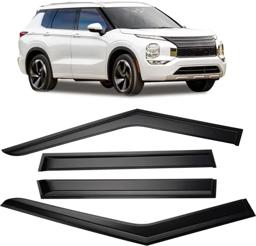 Miniatura 19 de Protectores de lluvia con cinta adhesiva para ventana, viseras para deflector de viento para Honda Civic 2016-2021, 4 piezas - 94682