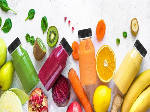 Miniatura 7 de Hulless 5 Piezas Botellas de Plástico para Jugo de 8 Onzas con Tapas Negras, Contenedores de Bebidas Adecuados para Jugo, Batidos, Leche y Bebidas