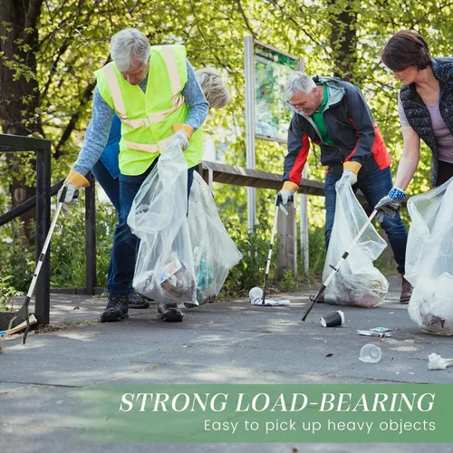 Miniatura 6 de Ctosree Paquete de 8 herramientas agarradoras de basura de 32 pulgadas para personas mayores, recogedor plegable de basura, palo ligero para recoger